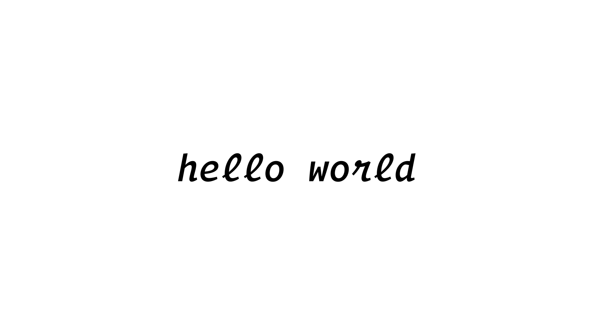 Hello World Cover